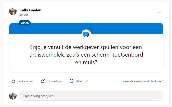 stel een vraag