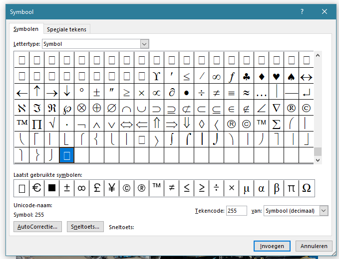 Speciale tekens - OnlineTechTips